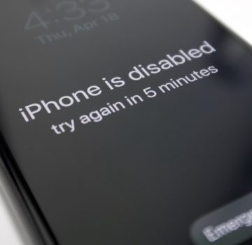 disabled iPhone
